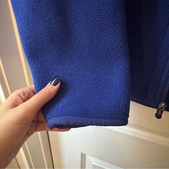 Vintage Patagonia Men's Blue Fleece Jacket - Picture 6 of 8